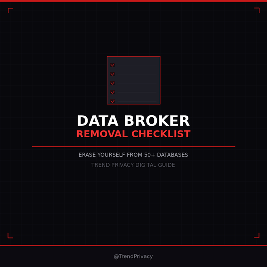 Data Broker Opt-Out Checklist
